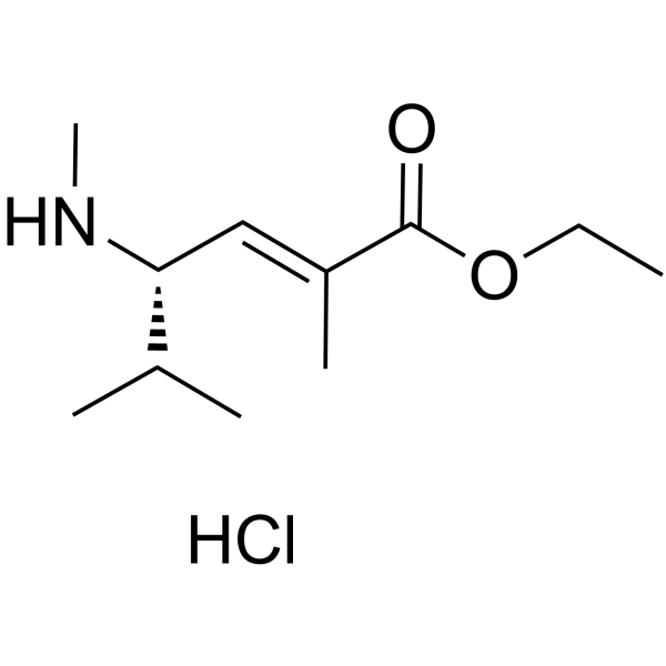 Taltobulin intermediate-3 ((S,E) - ethyl 2,5-dimethyl-4-(methylamino)hex-2-enoate hydrochloride) 610